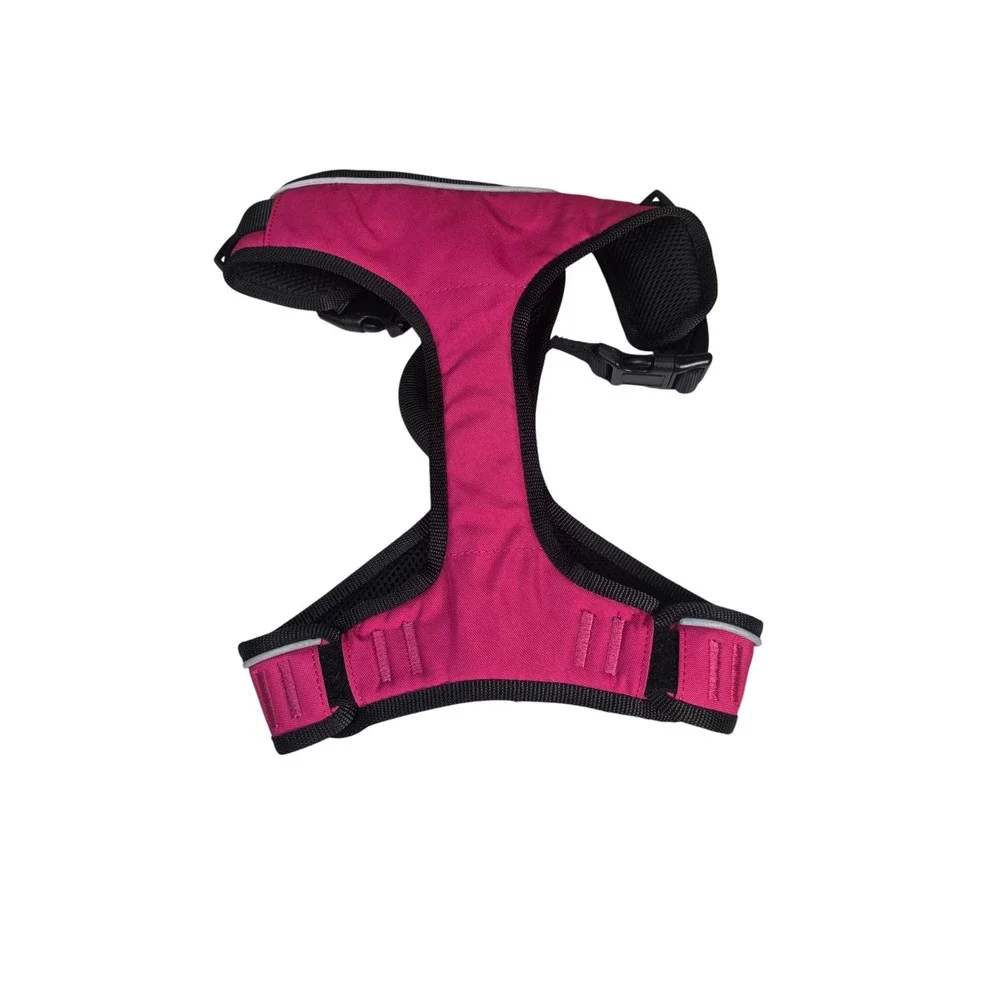 PetSafe EasySport Dog Harness Pink Medium Padded Reflective Mesh Handle S4‎